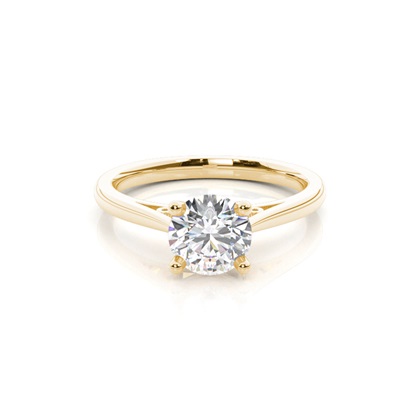 Yellow Gold Solitaire Engagement Rings