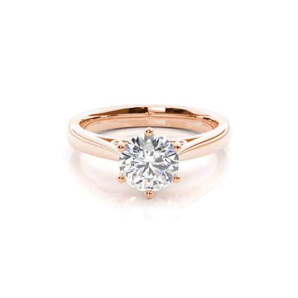 6 Prong Setting Medium Engagement Ring