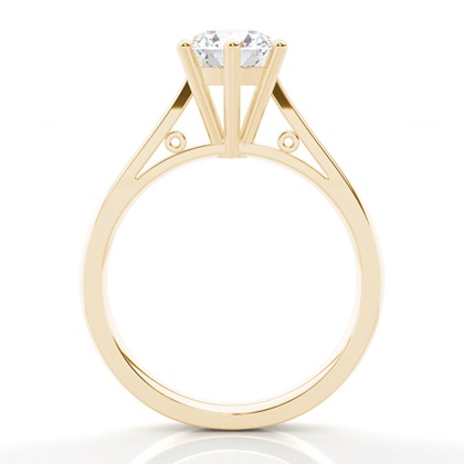 Yellow Gold Solitaire Engagement Rings