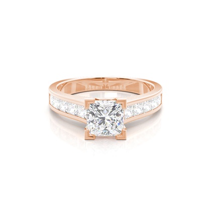 Rose Gold Diamond Engagement Rings