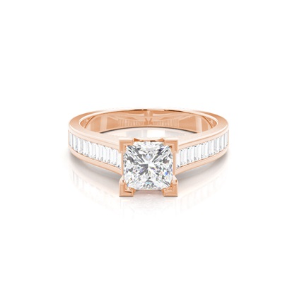 Rose Gold Diamond Engagement Rings