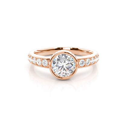 Rose Gold Lab Grown Diamond Engagement Rings