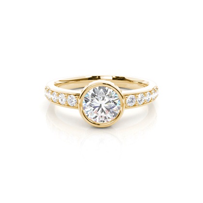 Yellow Gold Diamond Engagement Rings