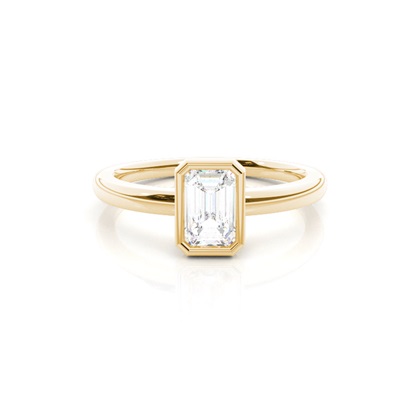 Smaragd Gelbgold Diamantringe