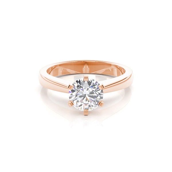 6 Prong Setting Medium Engagement Ring