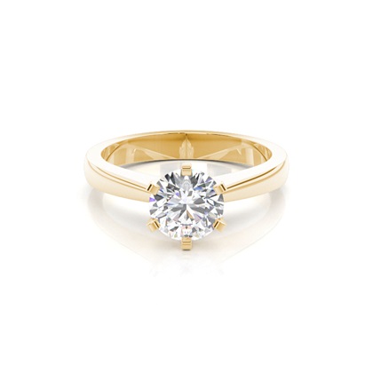 Yellow Gold Diamond Engagement Rings