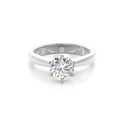 6 Prong Setting Medium Engagement Ring