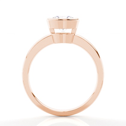 Rotgold Solitärringe Diamantringe