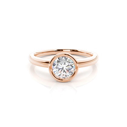 Rose Gold Diamond Engagement Rings