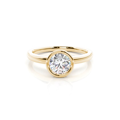 Yellow Gold Solitaire Engagement Rings