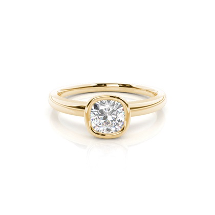 Yellow Gold Lab Grown Diamond Engagement Rings