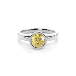 Gelber Diamant Verlobungsring