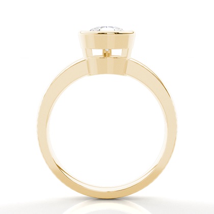 Pear Solitaire Diamond Engagement Rings