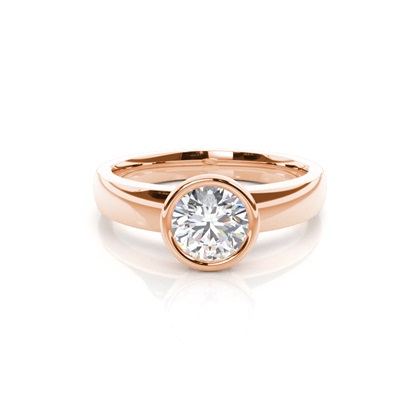 Rose Gold Diamond Engagement Rings