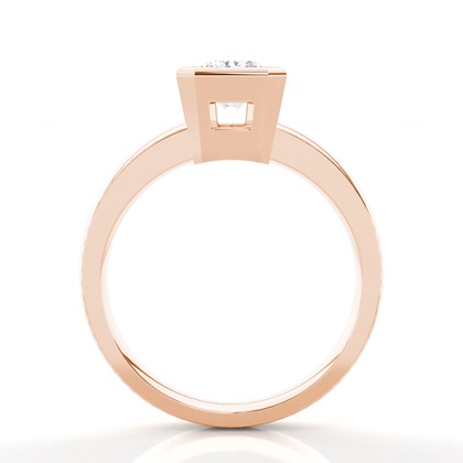 Radiant Solitaire Engagement Rings