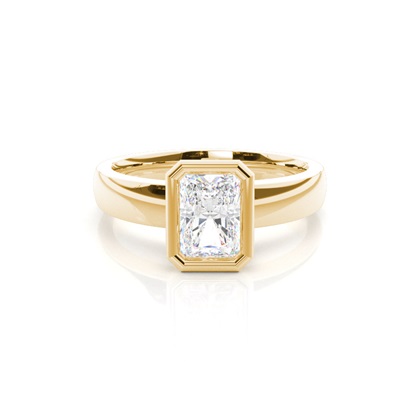 Radiant Solitaire Engagement Rings