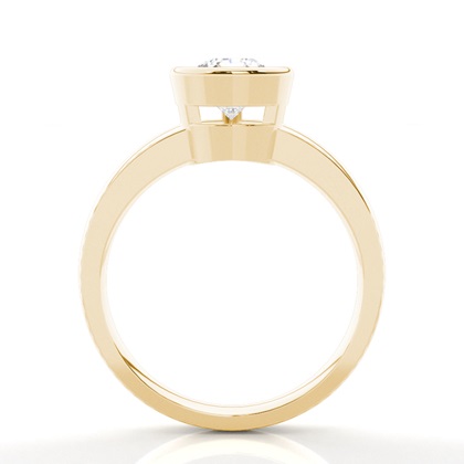 Yellow Gold Cluster Engagement Rings