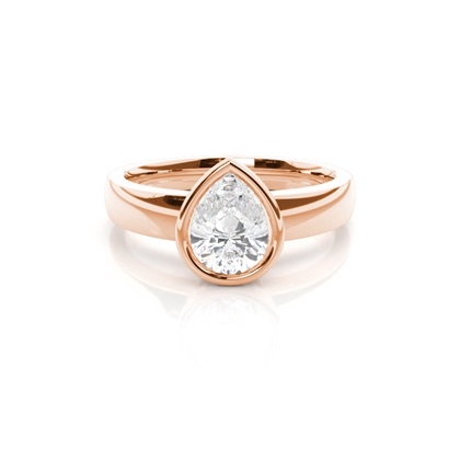 Pear Solitaire Engagement Rings