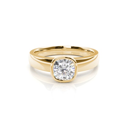 Yellow Gold Lab Grown Diamond Engagement Rings