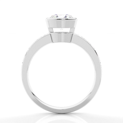 Brilliant Seitensteine Verlobungsringe