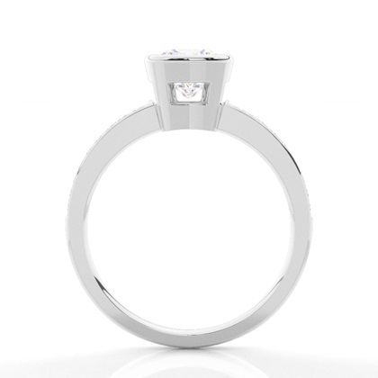 Cushion Lab Grown Diamond Engagement Rings