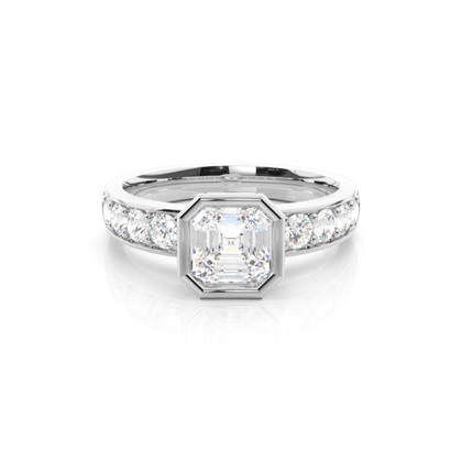 Asscher Diamond Engagement Rings