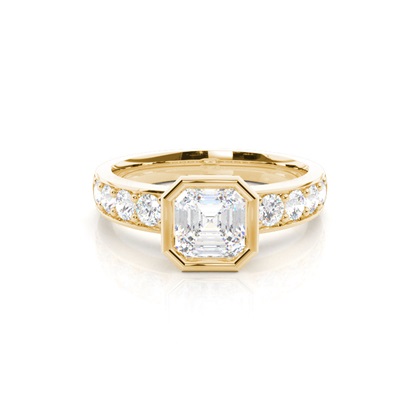 Asscher Diamond Engagement Rings
