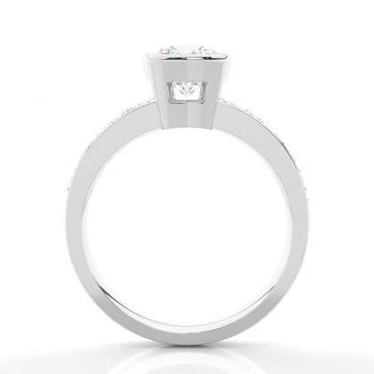 Cushion Lab Grown Diamond Engagement Rings