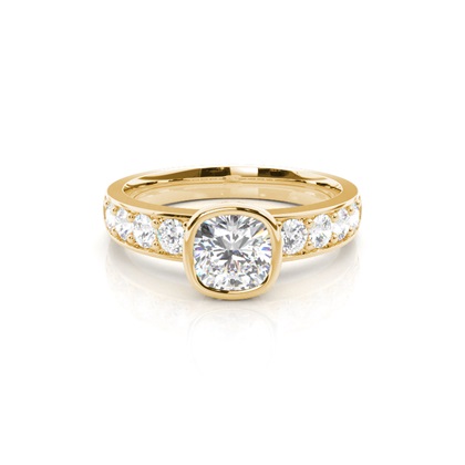 Cushion Cut Diamond Engagement Rings