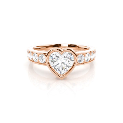 Heart Diamond Engagement Rings