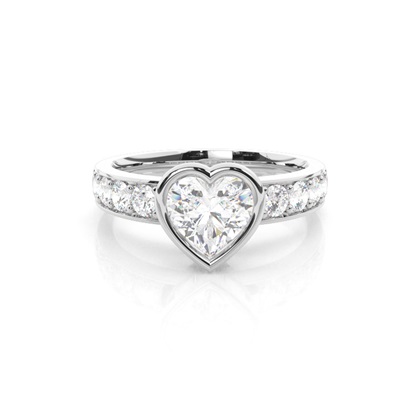 Heart Diamond Engagement Rings
