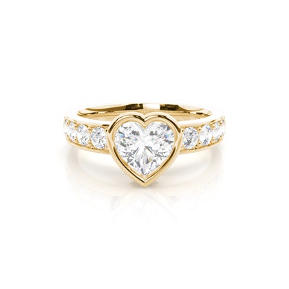 Heart Diamond Engagement Rings