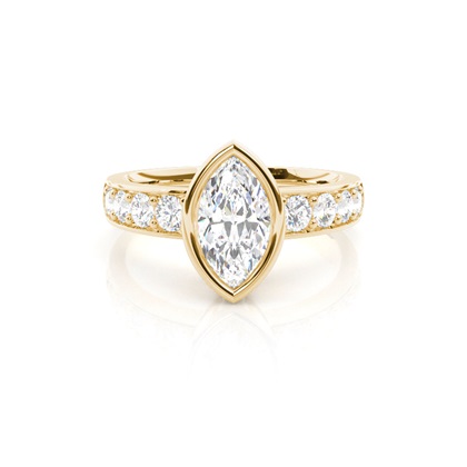 Marquise Diamond Engagement Rings