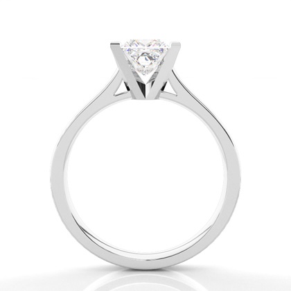 Princess Solitaire Diamond Rings