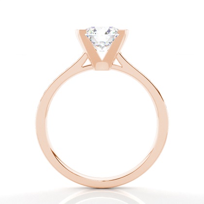 Rose Gold Diamond Engagement Rings