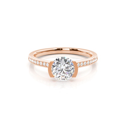 Rose Gold Diamond Engagement Rings