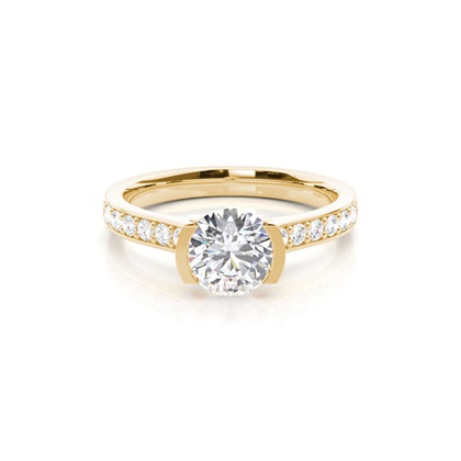 Yellow Gold Diamond Engagement Rings