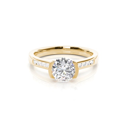 Yellow Gold Diamond Engagement Rings