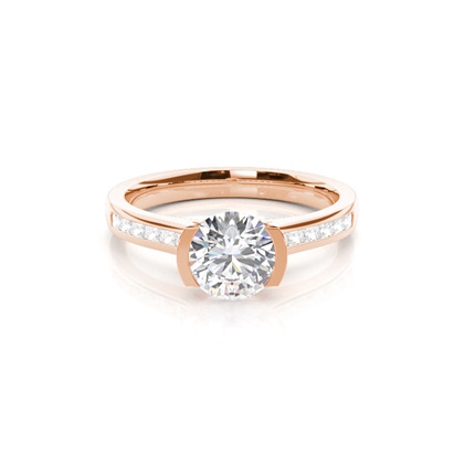 Rose Gold Diamond Engagement Rings