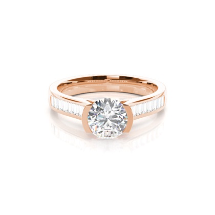 Rose Gold Diamond Engagement Rings