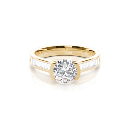 Yellow Gold Diamond Engagement Rings