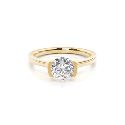 Yellow Gold Solitaire Engagement Rings