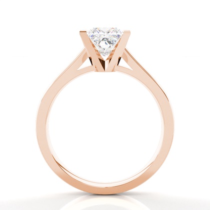 Rotgold Solitärringe Diamantringe