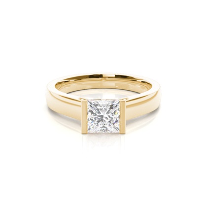 Yellow Gold Solitaire Diamond Engagement Rings