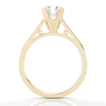 Yellow Gold Solitaire Engagement Rings