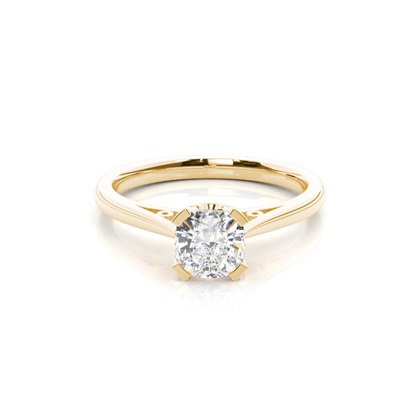 Yellow Gold Lab Grown Diamond Engagement Rings