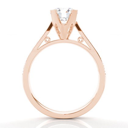 Rose Gold Diamond Engagement Rings