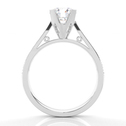 Brilliant Seitensteine Verlobungsringe