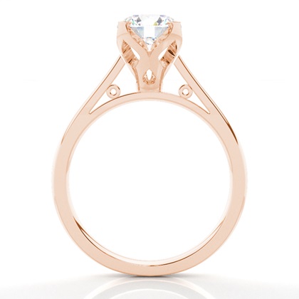 Rotgold Solitärringe Diamantringe