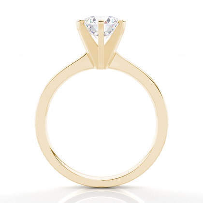 Yellow Gold Solitaire Engagement Rings